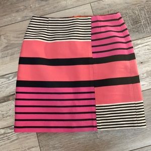 Loft pink and coral mini skirt.